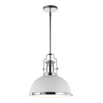 Homer Modern Industrial Iron LED Dome Pendant
